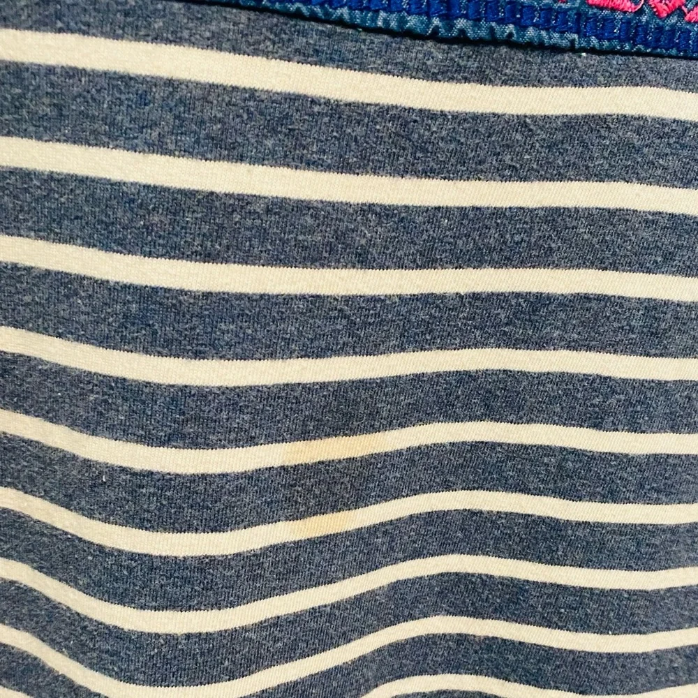 Festive & Adorable Boho Versatile Embroidered & Stripe Jersey THML Anthropologie - Picture 12 of 14